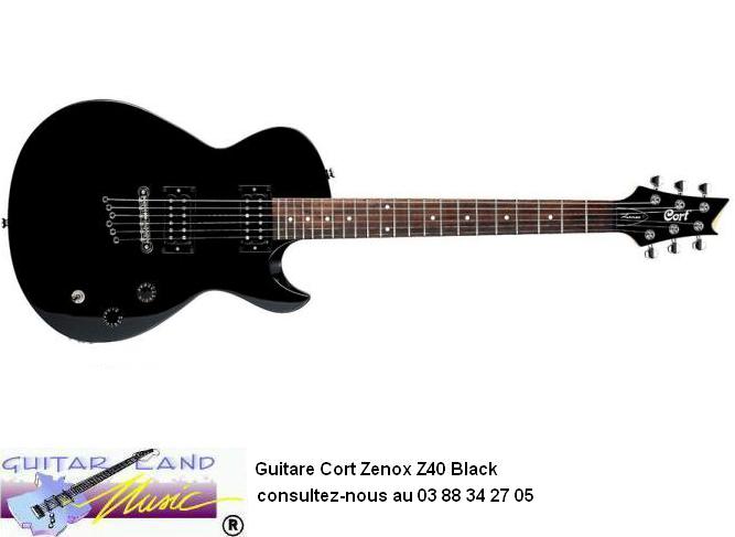 Guitare Cort Zenox Z40 Noir
